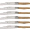 Laguiole En Aubrac Shepherd's Cross Steakmes 11,5 Cm Eikenhout 6 Stuks -Servieswinkel 1094 41268 1