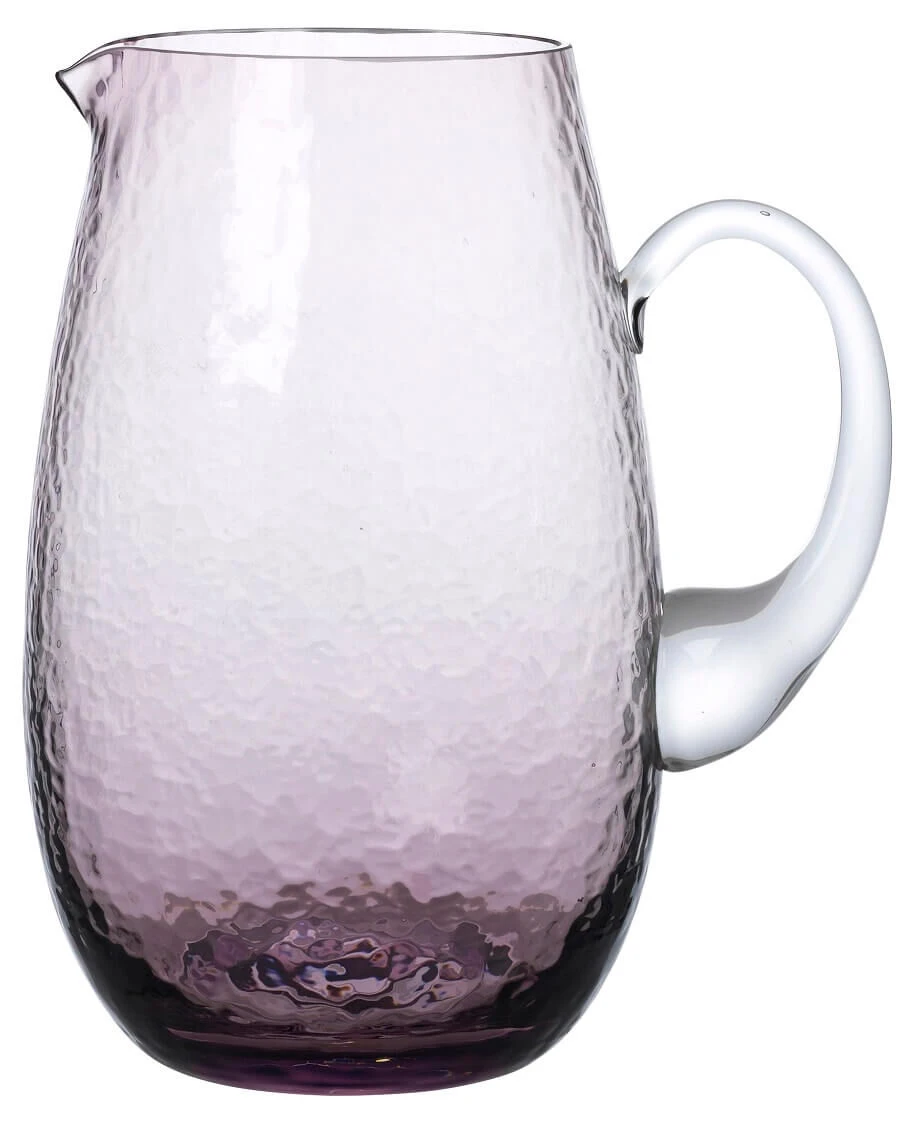Broste Copenhagen Hammered karaf 2 liter ø 14 cm h 22 cm glas paars Broste Copenhagen Hammered Karaf 2 Liter ø 14 Cm H 22 Cm Glas Paars -Servieswinkel 14460673