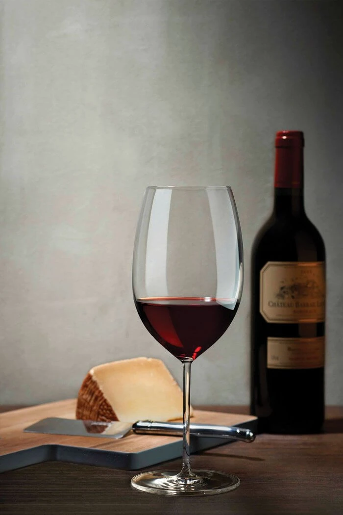 Nude Vintage Bordeaux Rode Wijnglas 600 Ml Kristalglas 2 Stuks -Servieswinkel 1800 2700 0001 lifestyle vintage bordeaux glass 66125