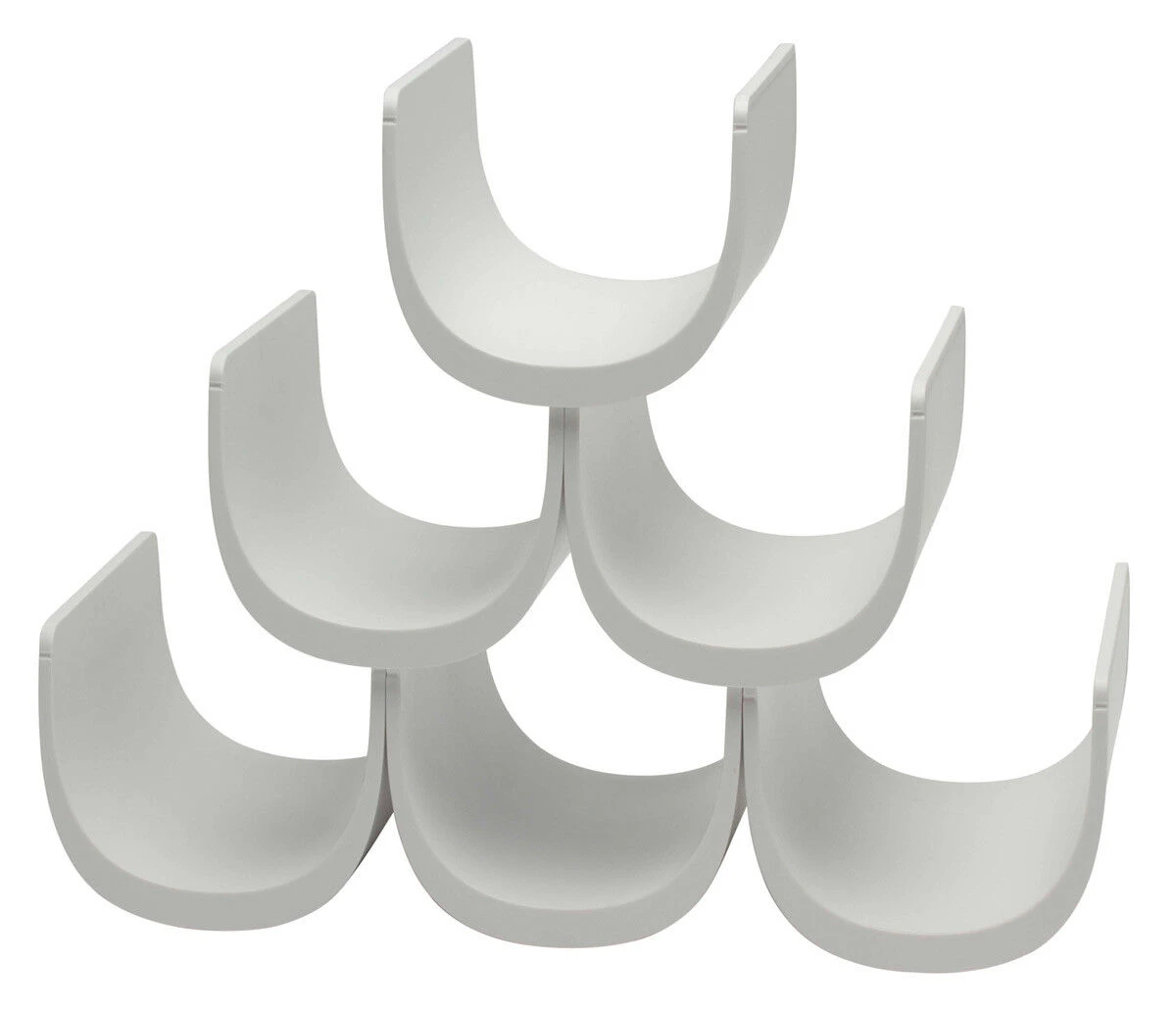 Alessi Noè wijnrek 6 flessen kunststof wit Alessi Noè Wijnrek 6 Flessen Kunststof Wit -Servieswinkel 2923 57236 1