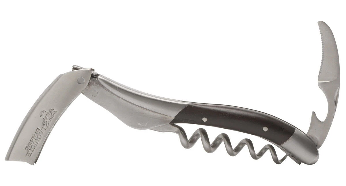 Laguiole en Aubrac kelnersmes 12 cm ebbenhout donkerbruin Laguiole En Aubrac Kelnersmes 12 Cm Ebbenhout Donkerbruin -Servieswinkel 4172 41276 1