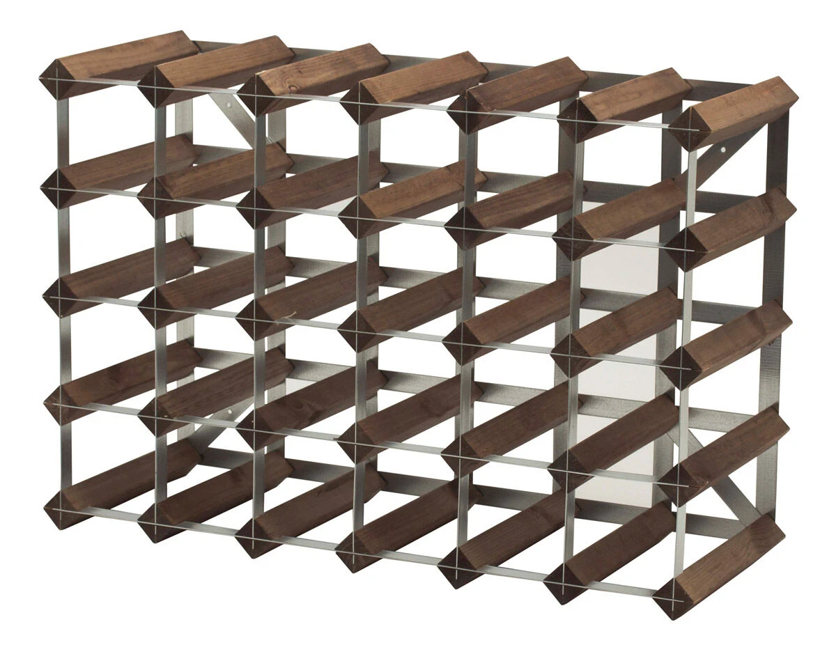 Traditional Wine Rack Co. Wijnrek 61 X 42 Cm Eik Donker