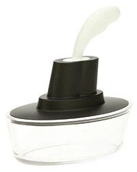 Alessi Ship Shape Botervloot 15,5 Cm Kunststof Zwart