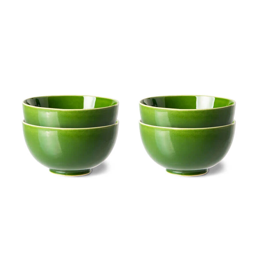 HK Living ACE7008 The Emeralds dessertkom ø 12 cm keramiek groen 4-delig HK Living ACE7008 The Emeralds Dessertkom ø 12 Cm Keramiek Groen 4-delig -Servieswinkel ace7008 eg 1 1