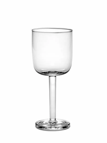 Serax Base Witte Wijnglas Recht 270 Ml ø 7,2 Cm H 17 Cm Glas -Servieswinkel base witte wijnglas recht h17 d7 2 cm 27 cl 1