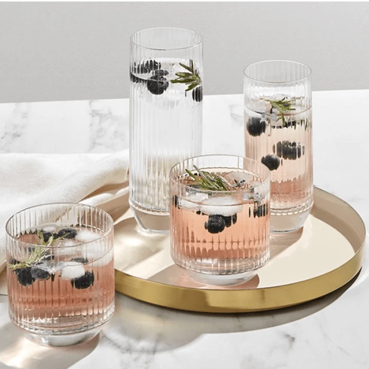 Nude Big Top longdrinkglas 300 ml kristalglas 4 stuks Nude Big Top Longdrinkglas 300 Ml Kristalglas 4 Stuks -Servieswinkel