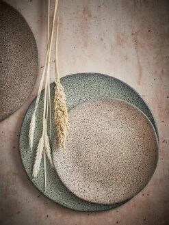 HK Living ACE6894 Gradient Dinerbord ø 29 Cm Aardewerk Groen 2 Stuks -Servieswinkel fc pastoral 1 55650 hklivingwebsite