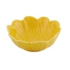 Bordallo Flora Schaal 495 Ml Aardewerk Geel -Servieswinkel grootgeel 1