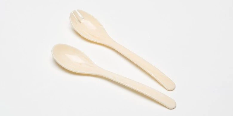 G. F. Heim Söhne Saladecouvert 29,5 Cm Kunststof Ivoor