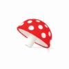 Ototo Magic Mushroom Wijnstop En -trechter Silicone Rood/wit -Servieswinkel magic mushroom