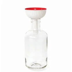 Ototo Magic Mushroom Wijnstop En -trechter Silicone Rood/wit -Servieswinkel magic mushroom 2