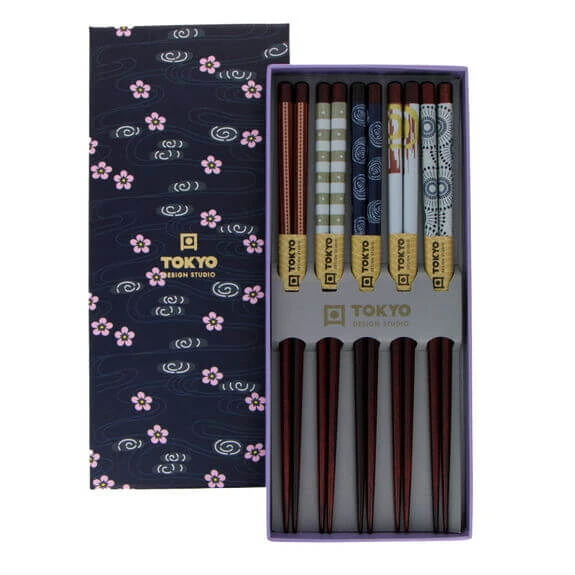 Oldenhof eetstokjes 22,5 cm hout Mixed Designs 5 stuks Oldenhof Eetstokjes 22,5 Cm Hout Mixed Designs 5 Stuks -Servieswinkel product 8436544b