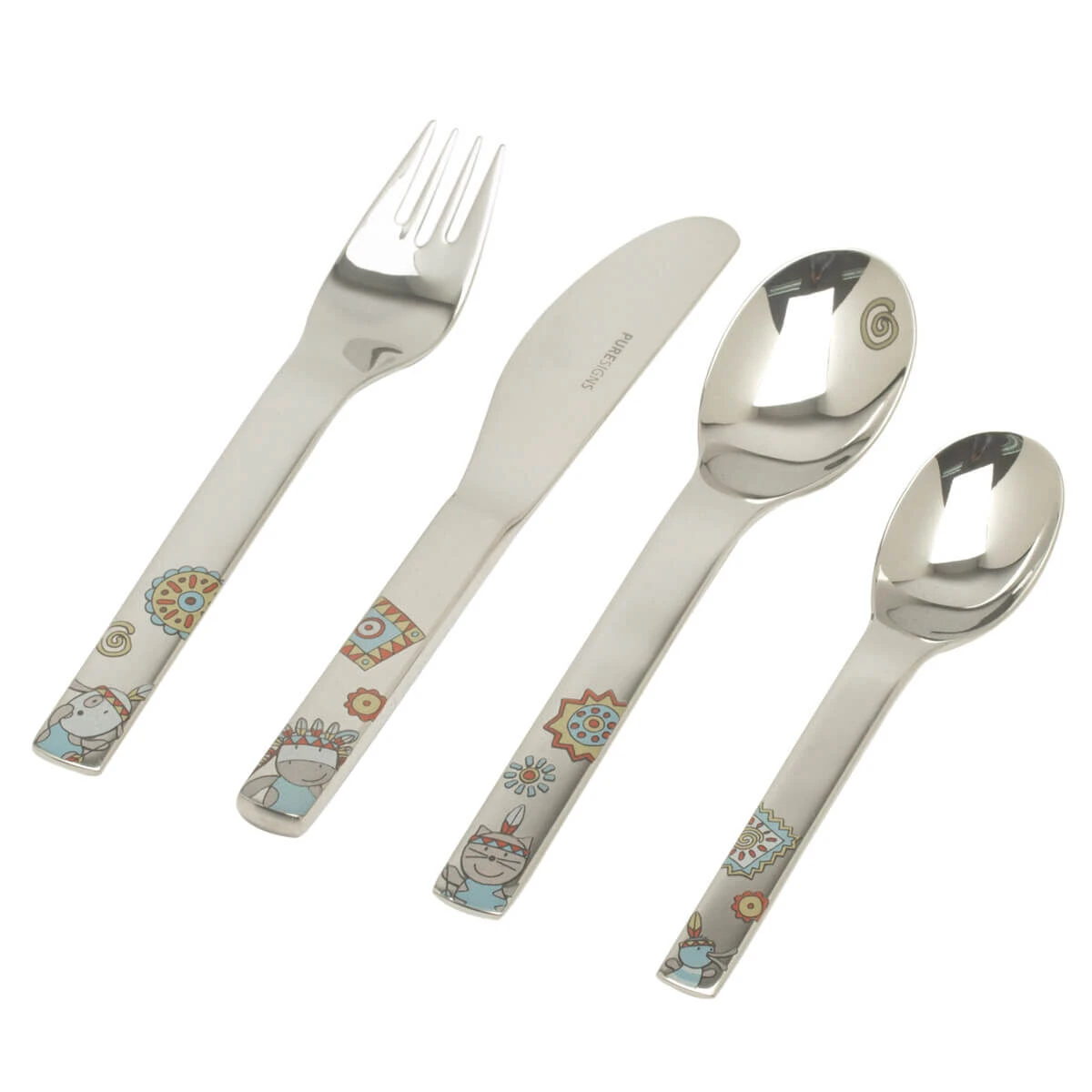 Puresigns One Moema kinderbestek rvs 4-delig Puresigns One Moema Kinderbestek Rvs 4-delig -Servieswinkel puresigns one moema kinderbestek rvs 4 delig