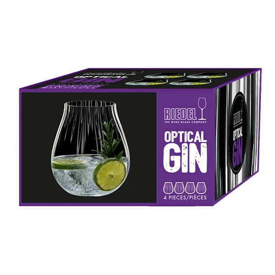 Riedel Optical 'O' Gin Set 760 Ml Kristalglas 4 Stuks -Servieswinkel riedel optical o gin set 760 ml kristalglas 4 stuks 2 1