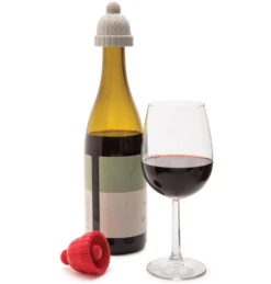 Monkey Business Beanie Wijnstop Silicone Rood En Grijs -Servieswinkel schermafbeelding 2023 03 21 103440