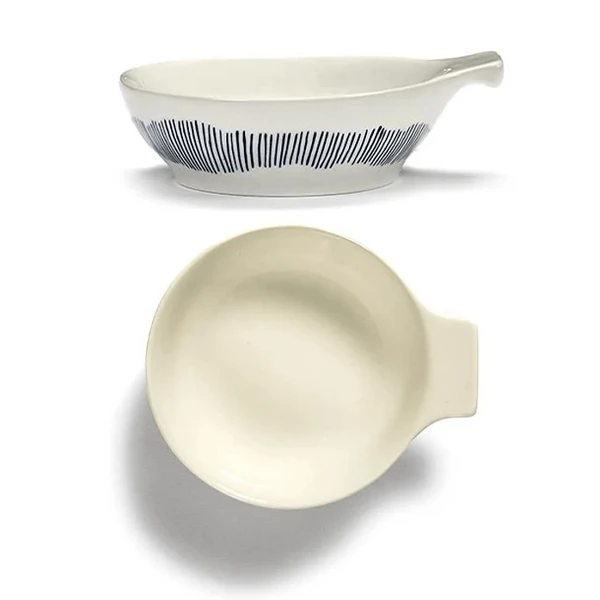 Serax Feast by Ottolenghi tapasbord L ø 11 cm h 3,5 cm aardewerk White + Swirl-Stripes Blue Serax Feast By Ottolenghi Tapasbord L ø 11 Cm H 3,5 Cm Aardewerk White + Swirl-Stripes Blue -Servieswinkel serax feast by ottolenghi tapasbord l 11 cm h 3 5 cm aardewerk white swirl stripes blue