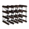 Traditional Wine Rack Co. Wijnrek Voor 16 Flessen 42 X 32,4 Cm Verbrande Eik Bruin 1 Traditional Wine Rack Co. Wijnrek Voor 16 Flessen 42 X 32,4 Cm Verbrande Eik Bruin -Servieswinkel wijnrek voor 16 flessen donkere eik